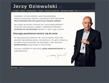 Tablet Screenshot of jerzydziewulski.pl